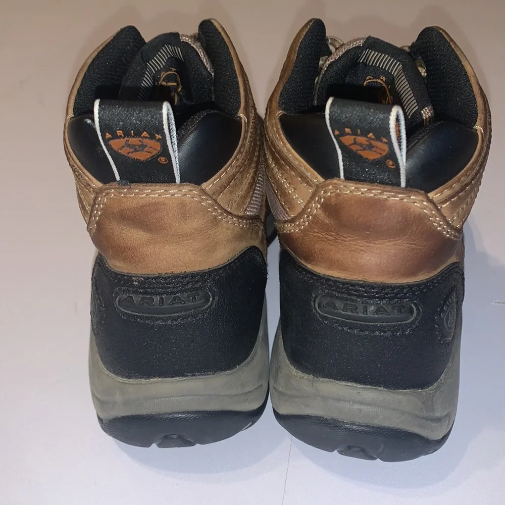 Ariat High Top Lace Up Hiking Boots Ankle Work Men’s Size 6 Brown Leather